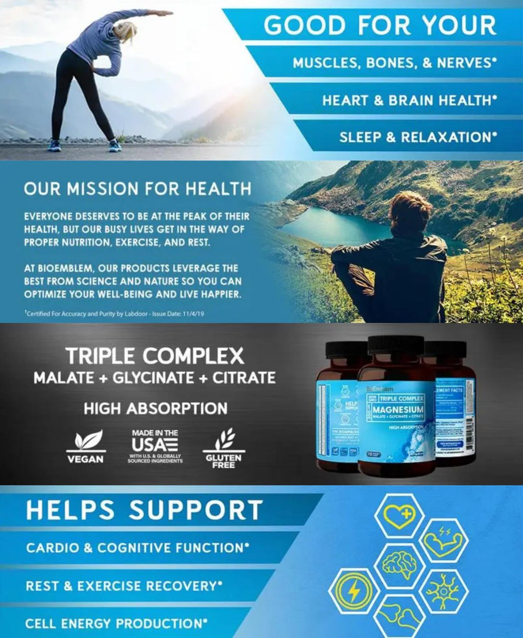 Triple Complex Magnesium Supplement